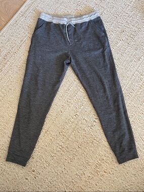 Marine Layer Dark Gray Joggers with Light Gray Waistband